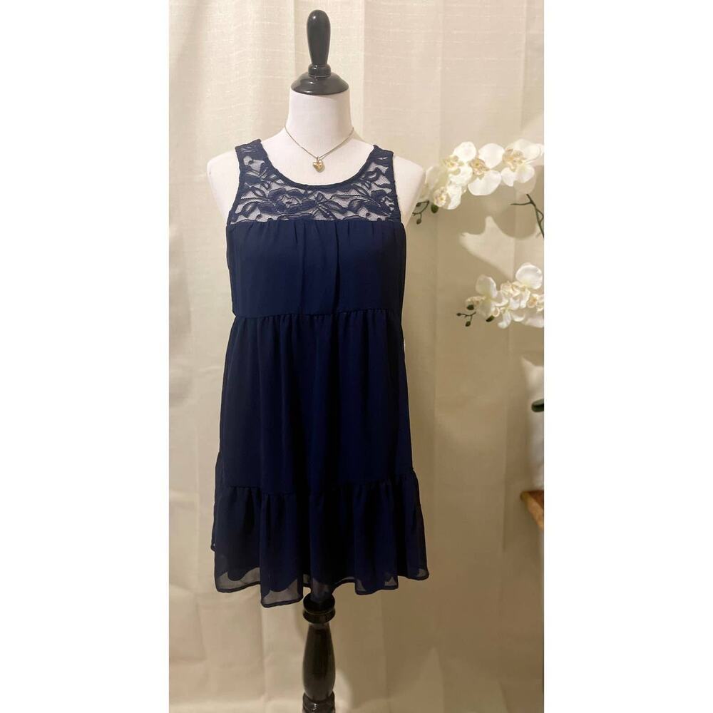 As U Wish Sleeveless Lace Babydoll Dress - Picture 4 of 7